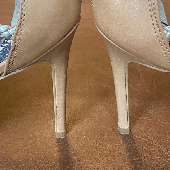 Sam Edelman Savannah Fringe Ankle Sandal Nude 6.5 - Picture 9 of 13